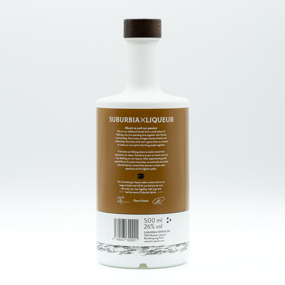 Suburbia Gin-Likör Schokolade 26% Vol. 500 ml - Suburbia Spirits